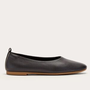 Everlane Black Leather Flats